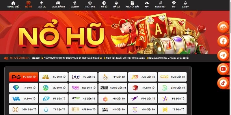 Tham gia Casino hấp dẫn tại U888